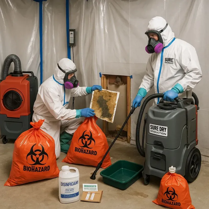 Contaminated Water Handling Protocols process in Weatherby Lake, MO