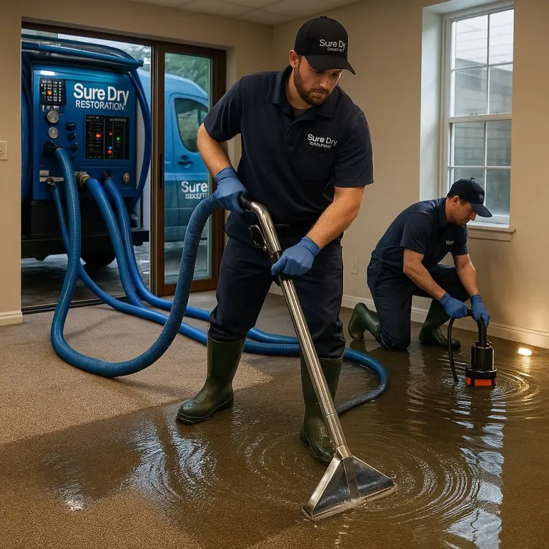 Water Extraction and Removal process in Weatherby Lake, MO